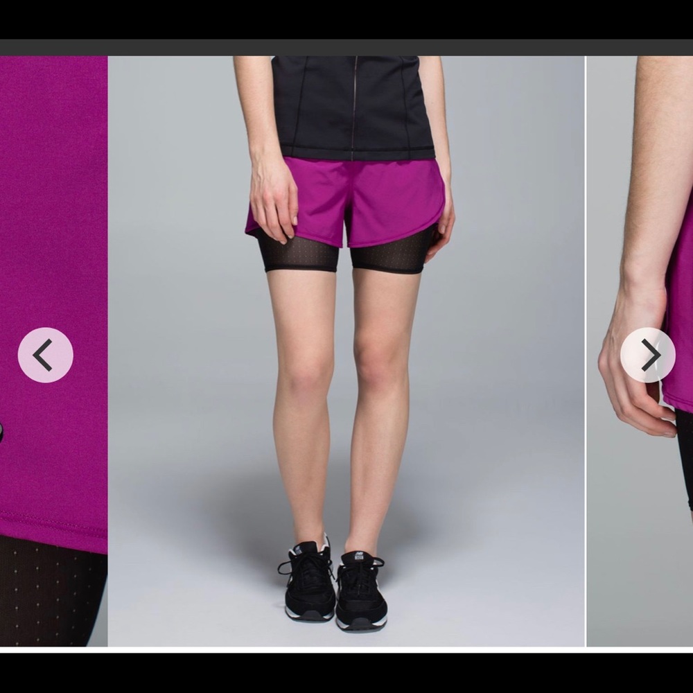 Lululemon Hot to Street Shorts